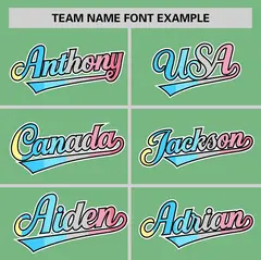Light Green Genderflux Pride Month Classic Baseball Jersey 3