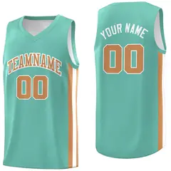 Light Green Khaki Classic Basketball Jersey 1