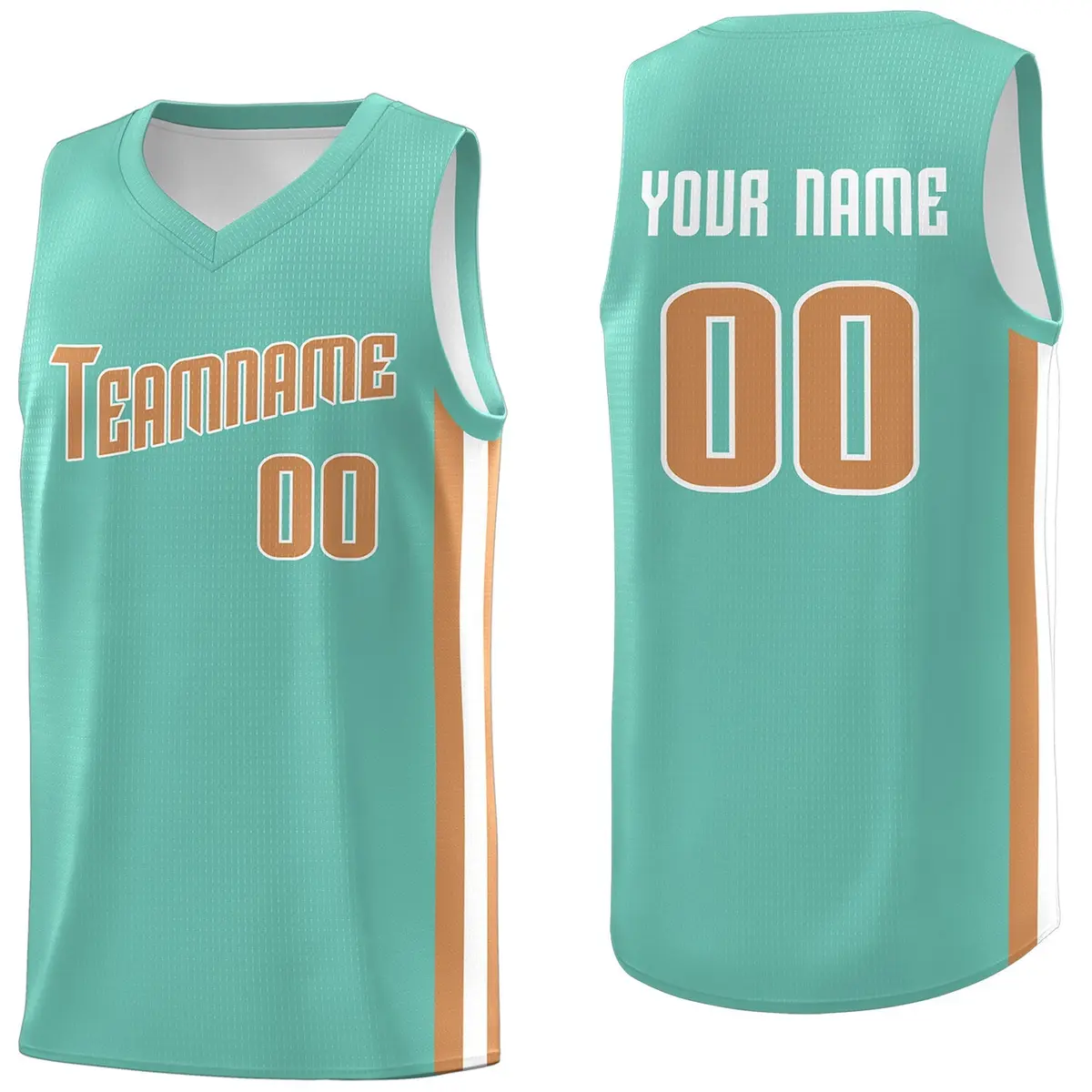 Light Green Khaki Classic Breathable Basketball Jersey