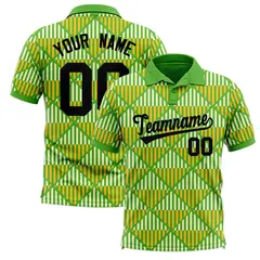 Light Green Lingge Sunshine Team Polo Shirts 1