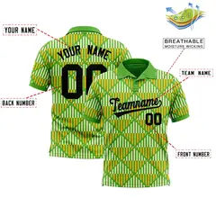 Light Green Lingge Sunshine Team Polo Shirts 2
