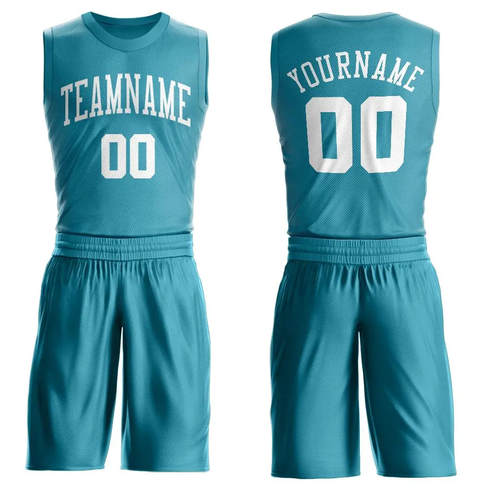 Light Green White Classic Basketball Jersey Set