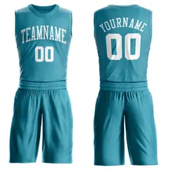 Light Green White Classic Basketball Jersey Set 1