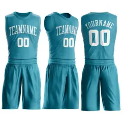 Light Green White Classic Basketball Jersey Set 2