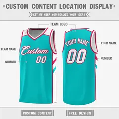 Light Green White Double Side Casual Basketball Jersey 2