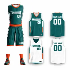 Light Green White-Gray Double Side Sets Basketball Jersey