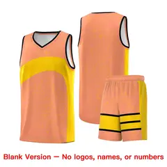 Light Orange Gold Irregular Dot Graffiti Basketball Jersey 7