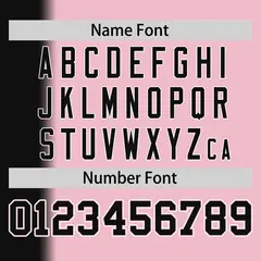 Light Pink Black Gradient Pinstripe Baseball Jersey 4