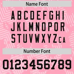 Light Pink Black Graffiti Line Authentic Football Jersey 4