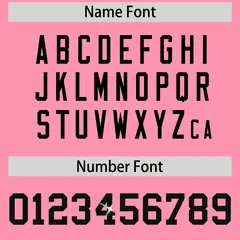 Light Pink Black Sequin Lettering Breathable Football Jersey 4