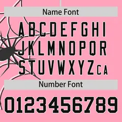 Light Pink Black Spider Web Raglan Authentic Baseball Jersey 4