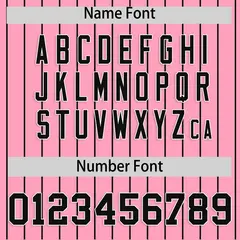 Light Pink Black Stripe Raglan Baseball Jersey 4