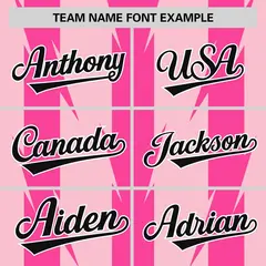 Light Pink Blade Pattern Raglan Varsity Letterman Baseball Jacket 3