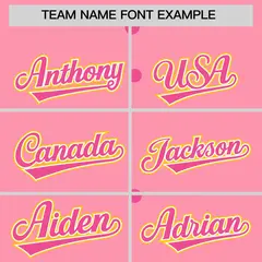Women's Light Pink Breast Cancer Awareness Pink Ribbon Baseball Jersey 3