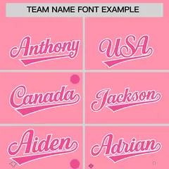 Women's Light Pink Breast Cancer Awareness Pink Ribbon Baseball Jersey 3