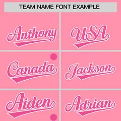 Women's Light Pink Breast Cancer Awareness Pink Ribbon Baseball Jersey 3