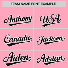 Light Pink Classic Authentic Baseball Jersey 3