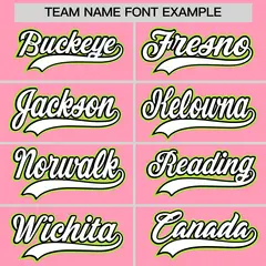 Light Pink Classic Style Baseball Jersey Uniform 7
