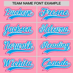 Light Pink Classic Style Baseball Jersey Uniform 6