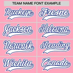 Light Pink Classic Style Lightweight Baseball Jersey 6