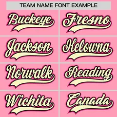 Light Pink Classic Style Lightweight Baseball Jersey 6