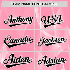 Light Pink Fumes Graffiti Pattern Authentic Baseball Jersey 3