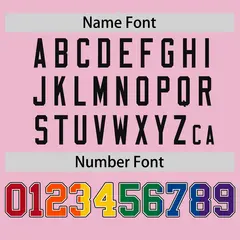 Light Pink LGBT Rainbow Pride Month Baseball Jersey 4