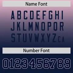 Light Pink Navy Gradient Side Pattern Football Jersey 4