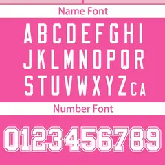 Light Pink Pink Color Block Raglan Sleeves Baseball Jersey 4