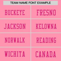 Light Pink Pink Sequin Lettering Breathable Football Jersey 3