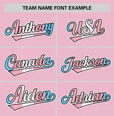 Light Pink Powder Blue Transgender Pride Baseball Jersey 3