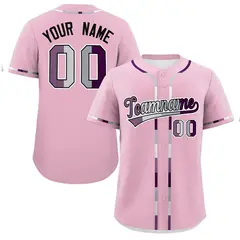 Light Pink Pride Month Baseball Jersey 1