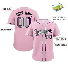 Light Pink Pride Month Baseball Jersey 2