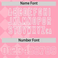 Light Pink Rhombus Design Authentic Baseball Jersey 4