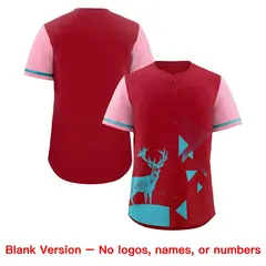 Light Pink Scarlet Raptor Series Raglan Baseball Jersey 7