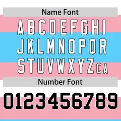 Light Pink Transgender Pride Color Block Baseball Jersey 4