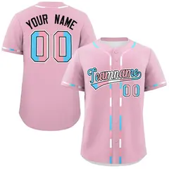 Light Pink Transgender Pride Month Classic Baseball Jersey 1