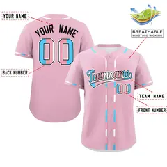 Light Pink Transgender Pride Month Classic Baseball Jersey 2