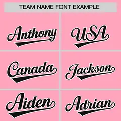 Light Pink White Gradient Lapel Fashion Baseball Jersey 3