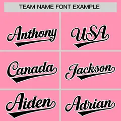 Light Pink White Grid Blur Pattern Baseball Jersey 3