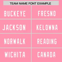 Light Pink White Square Neckline Football Jersey 3