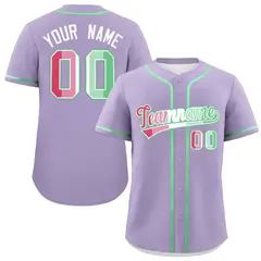 Light Purple Abrosexual Pride Month Baseball Jersey 1