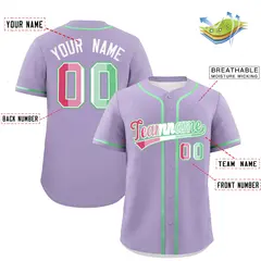 Light Purple Abrosexual Pride Month Baseball Jersey 2