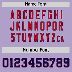 Light Purple American Flag Design Baseball Jersey 4