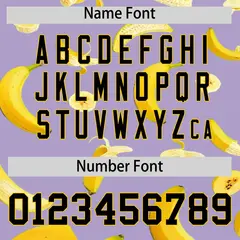 Light Purple Banana Graffiti Pattern Fashion Baseball Jersey 3