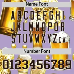Light Purple Beer Day Parties Baseball Jersey 4