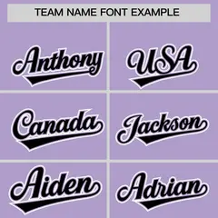 Light Purple Black Side Flame Outline Basketball Jersey 3
