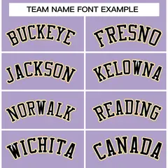 Light Purple Black-White Raglan Sleeves Varsity Full-Snap Letterman Jacket 5