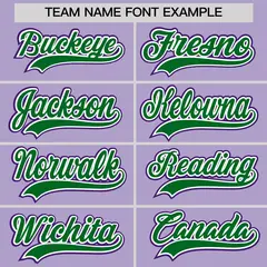 Light Purple Classic Style Baseball Jersey Uniform 6