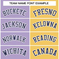 Light Purple Cream-Navy Two Tone Split Varsity Full-Snap Letterman Jacket 5